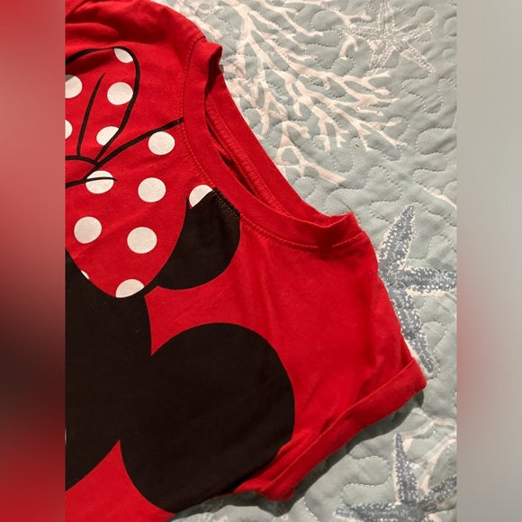 Disney Minnie Mouse Girls size 7/8 medium top - Picture 3 of 6